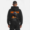 Sweat noir F1 Oscar Piastri Signature porté par mannequin, vue de face simple