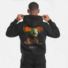 Sweat noir F1 Oscar Piastri Signature avec design imprimé dans le dos, mannequin vu de dos
