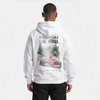 Sweat blanc Spa Grand Prix Édition avec design Eau Rouge et voiture de F1 rouge imprimée dans le dos
