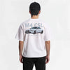 t-shirt bmw m4 csl gris blanc de dos 