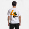 T-shirt lando norris mclaren blanc de dos 