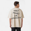 T-shirt Need Money For Lamborghini Beige de Dos