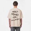 T-shirt Need Money For Mclaren beige de Dos