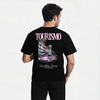 T shirtPorsche GT3RS Miami Noir Rose de Dos