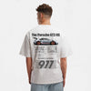 T shirt The Porsche GT3RS Blanc de Dos