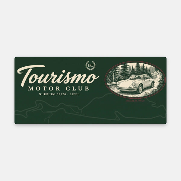 Mousepad Eifel Tourismo Motor Club, vista do mousepad aberto