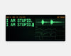 Mousepad Charles Leclerc I Am Stupid, vista do mousepad aberto