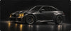 Mousepad BMW M2 preta faróis amarelos, detalhe da estampa