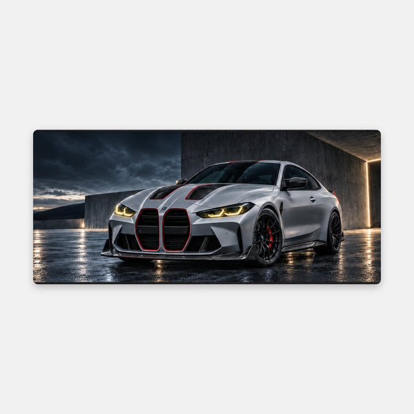 Mouse Pad BMW M4 CSL, flat view of the mat