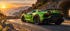 Mousepad Lamborghini Aventador SVJ Verde Mantis, detalhe da estampa