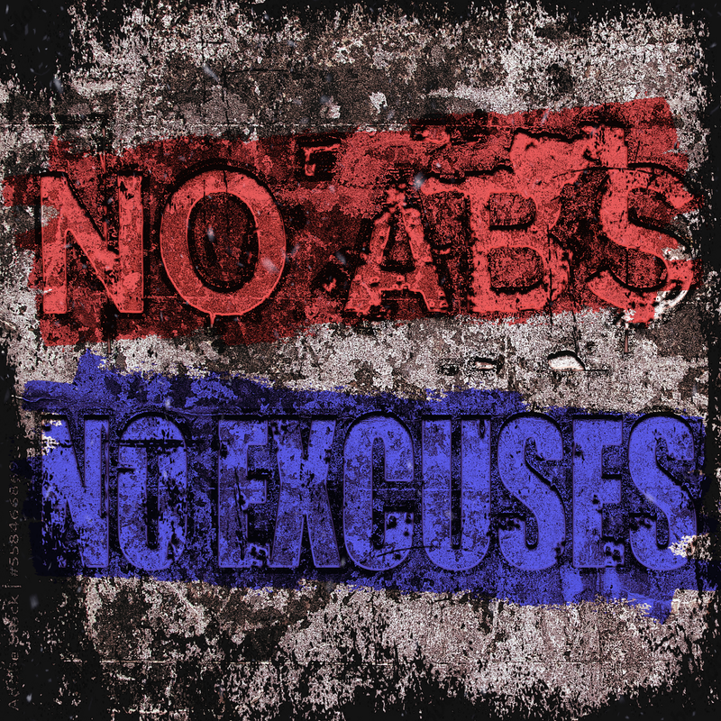 Toile Automobile "No ABS, No Excuses", vue 2