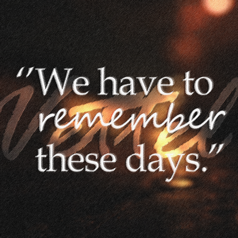 Toile "We Have to Remember These Days – Sebastian Vettel", vue 2