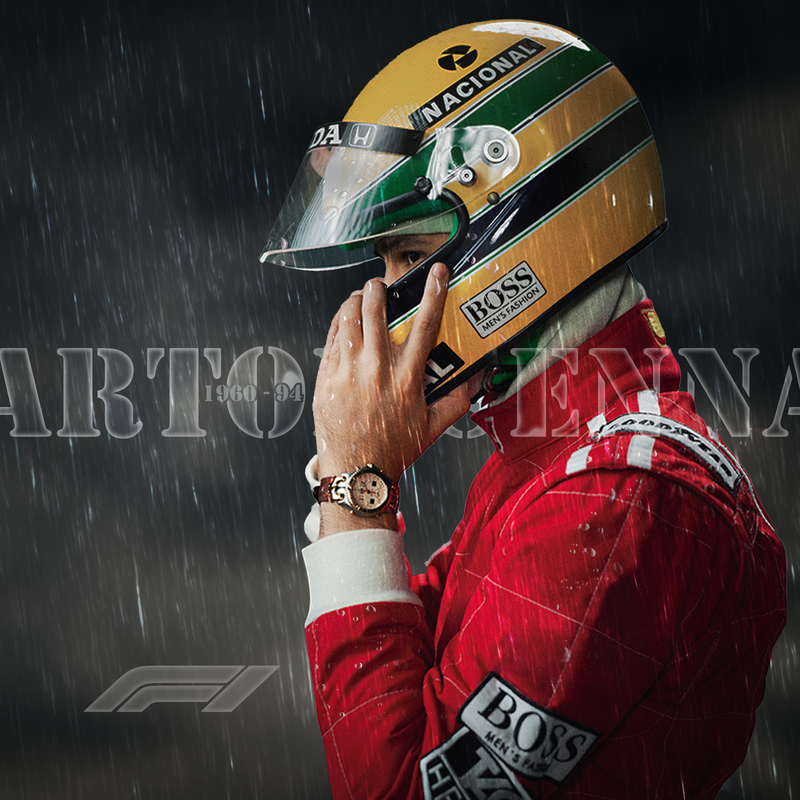 Toile F1 Dans la Tête d’Ayrton Senna, vue 2