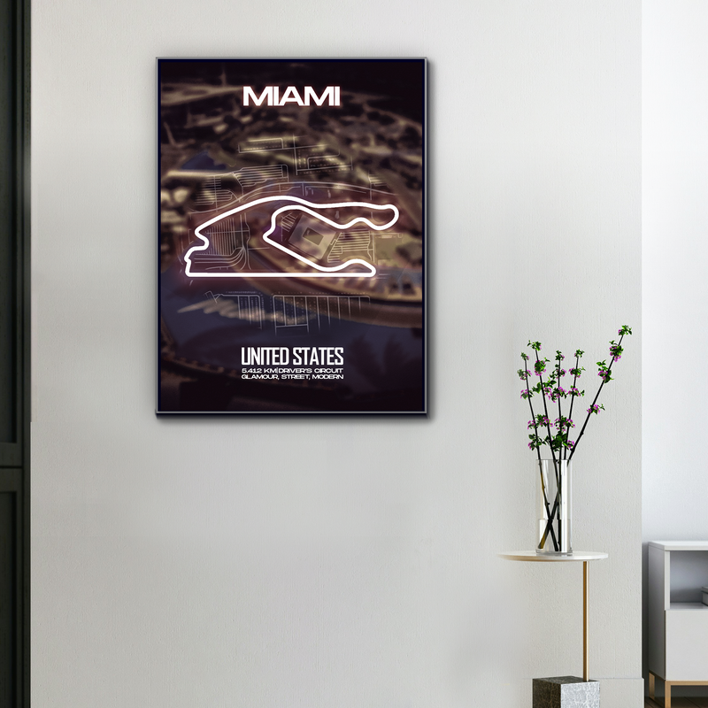 Tela Circuito de F1 de Miami, vista 1