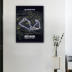 Toile Circuit F1 Silverstone Royaume-Uni