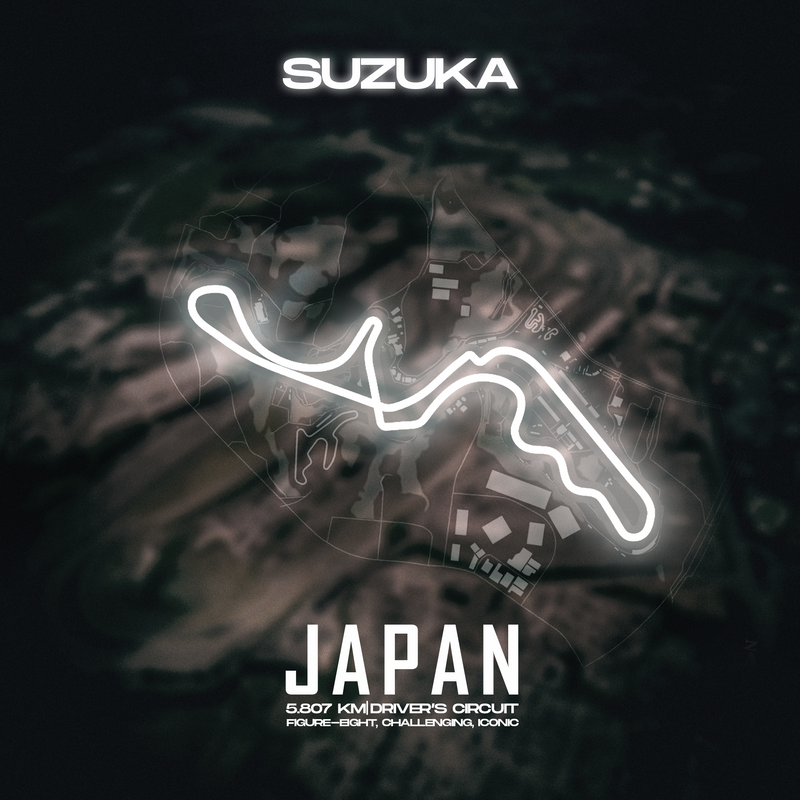 Tela Circuito de F1 de Suzuka Japão, vista 2