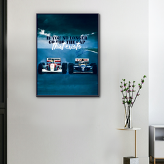 Toile F1 Ayrton Senna L’Ouverture ou Rien
