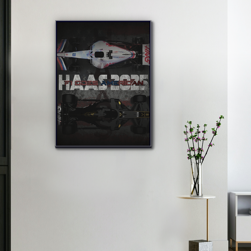 Toile F1 Haas L’Amérique En Ligne Droite, vue 1