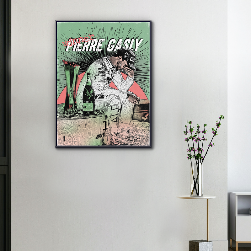 Toile F1 Pierre Gasly Winner, vue 1