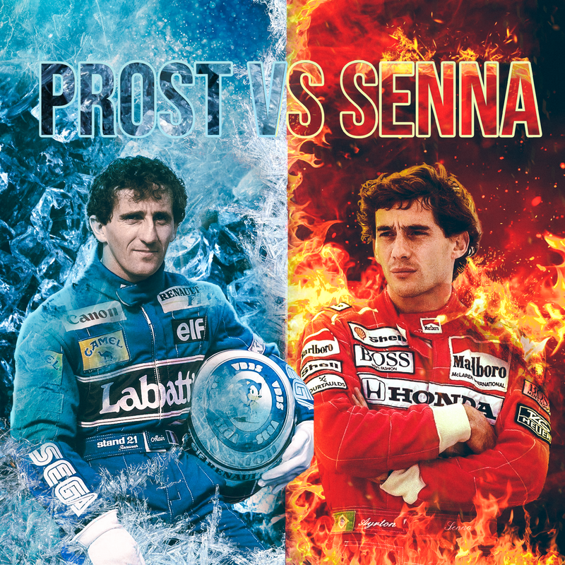 F1 Prost VS Senna Canvas, view 2