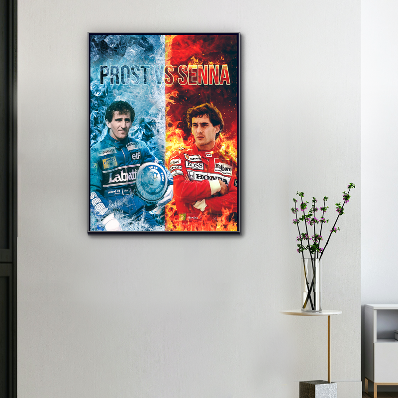 F1 Prost VS Senna Canvas, view 1