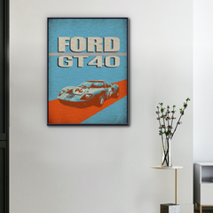 Tela Ford GT40 – Legado Gulf