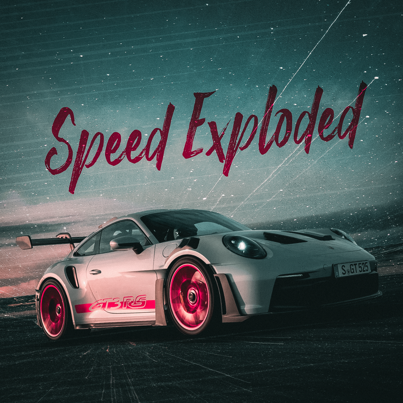 Toile Porsche GT3 RS, vue 2