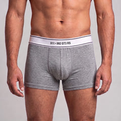 Cueca boxer CAR CODE personalizável, cinza
