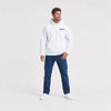 Sweat Lancia Stratos Virage Victorieux blanc vu de face en plan large avec logo Tourismo