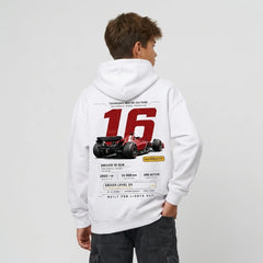 Sweat Ferrari F1 Charles Leclerc 16 enfant