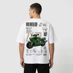 Camiseta Grid Brutalism Kawasaki ZX-7R
