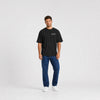 T-shirt Chevrolet Camaro Iroc Z Sunset Spec noir vu de face en plan large avec logo Tourismo