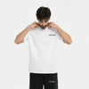 T-shirt F1 Albert Park Circuit d’Australie blanc – modèle ajustant le col, coupe regular fit premium