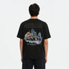 T-shirt F1 Albert Park Circuit d’Australie noir vu de dos – visuel Melbourne et tracé d’Albert Park, ambiance Grand Prix