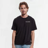 T-shirt noir SRT vu de côté sur mannequin homme