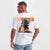 T-shirt blanc Oscar Piastri Signature avec design imprimé dans le dos, casque multicolore et McLaren MCL39