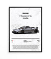 Pagani Huayra Imola Poster