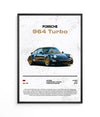 Porsche 964 Turbo Poster