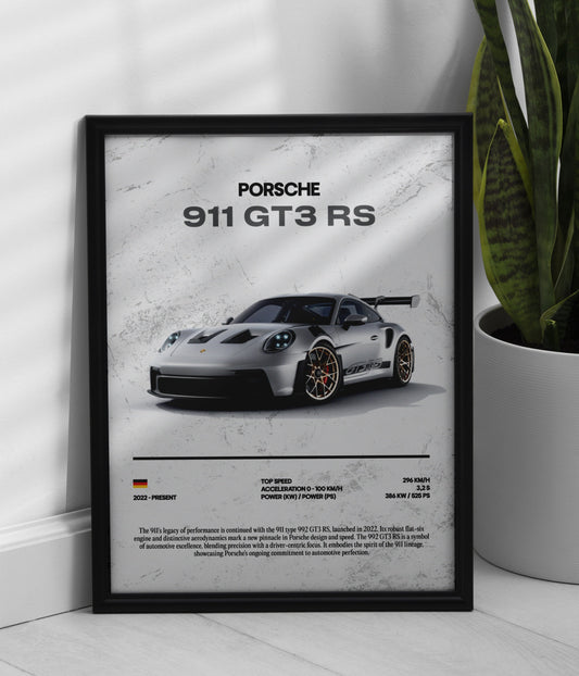 Poster Porsche 911 GT3 RS